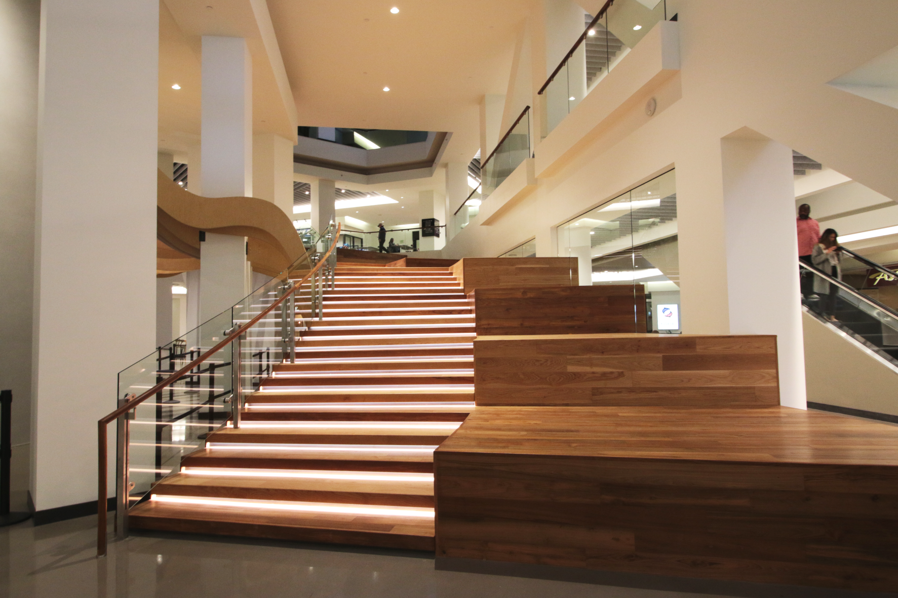 columbia center seattle atrium stairs